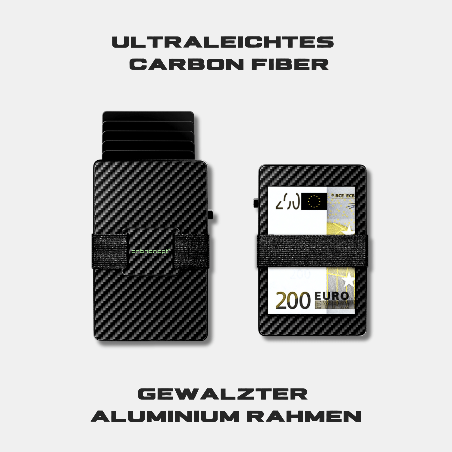 Carbon Fiber Smart Kartenetui - CRBNCNCPT