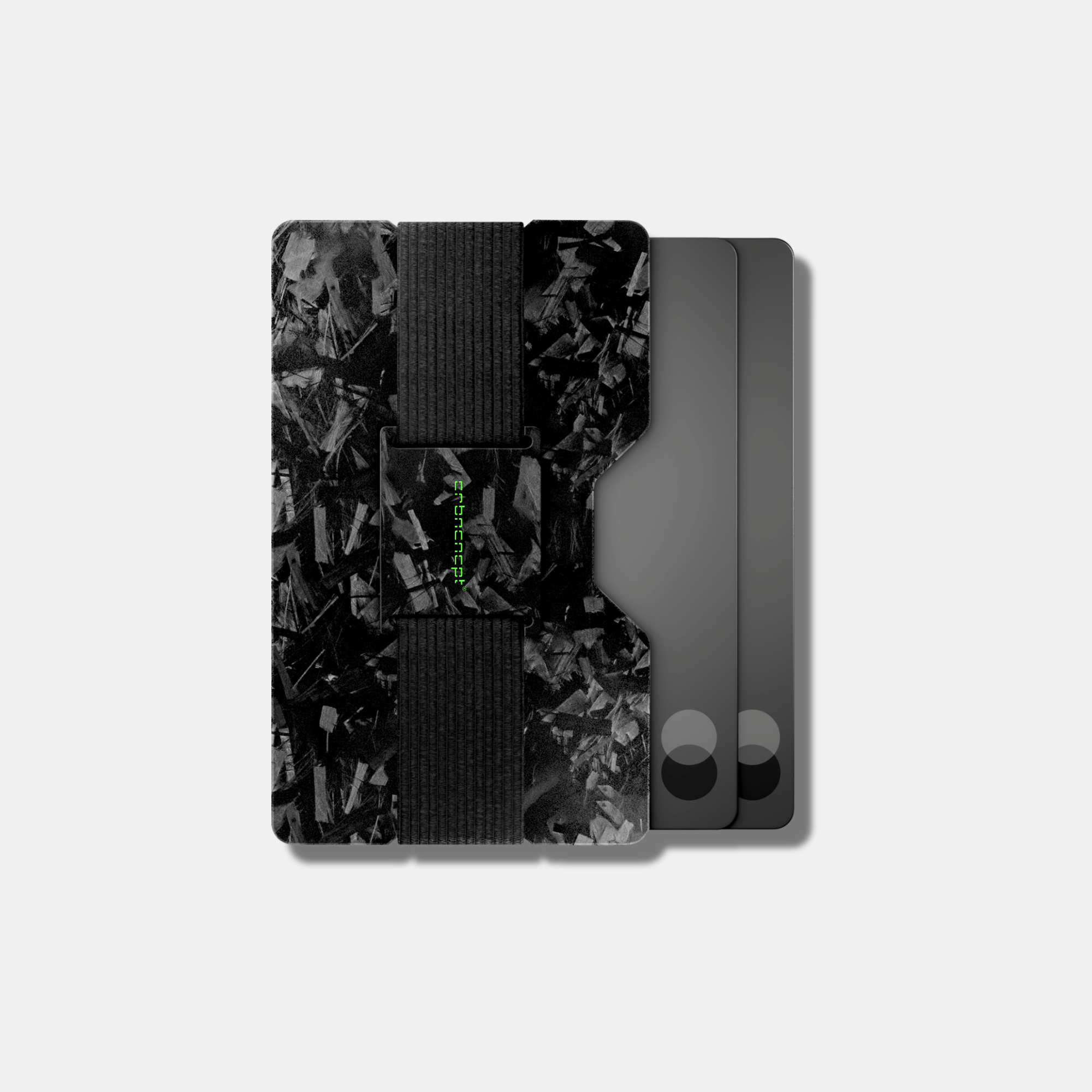 Forged Carbon Kartenetui | Münzfach | Geldband | RFID - CRBNCNCPT