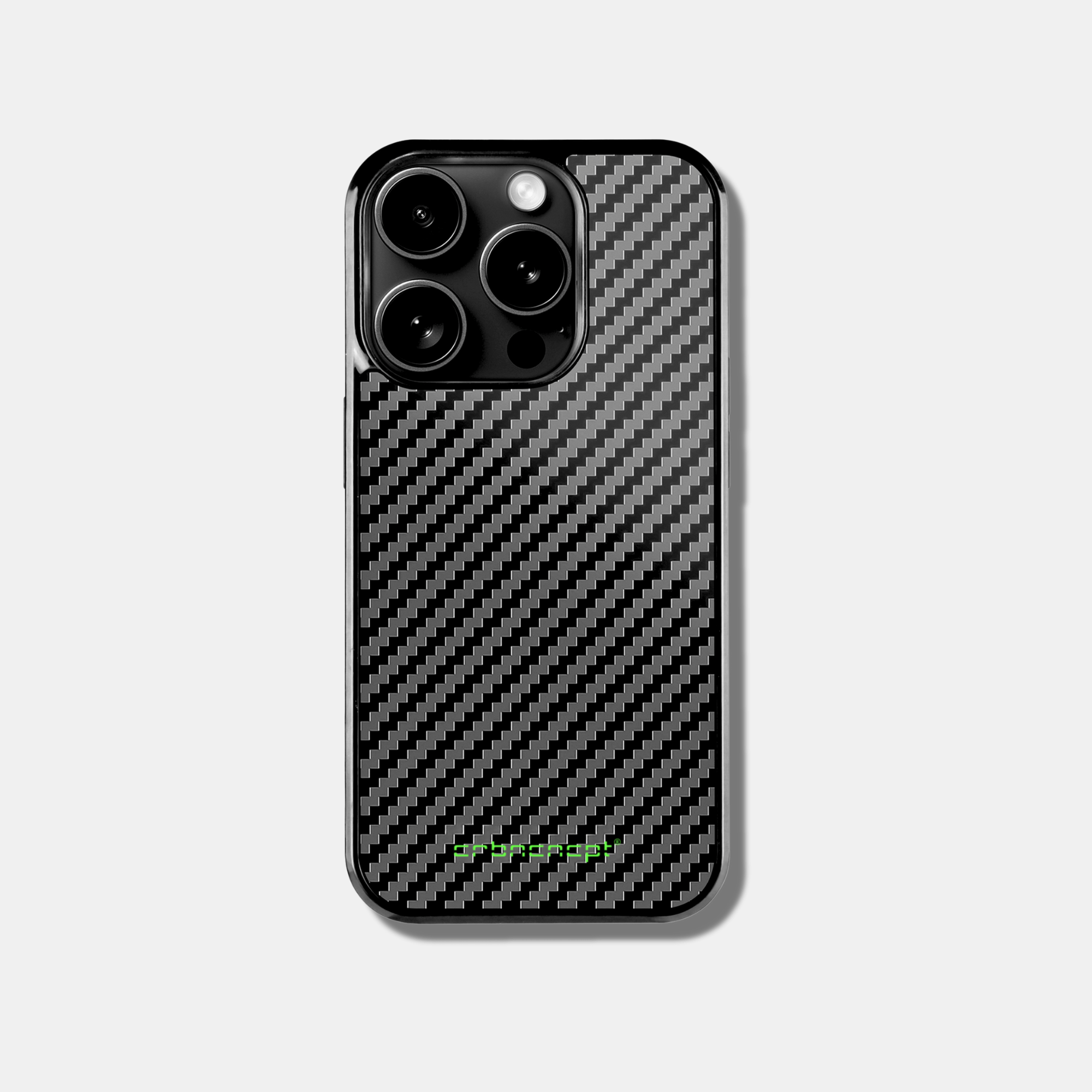 Matt Carbon Fiber Handyhülle iPhone 12 bis 15 Case | MagSafe - CRBNCNCPT