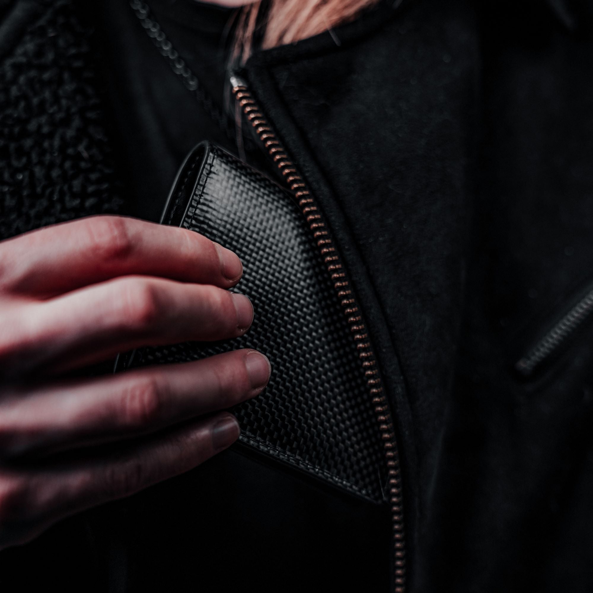 Carbon Fiber Portemonnaie Compact - CRBNCNCPT