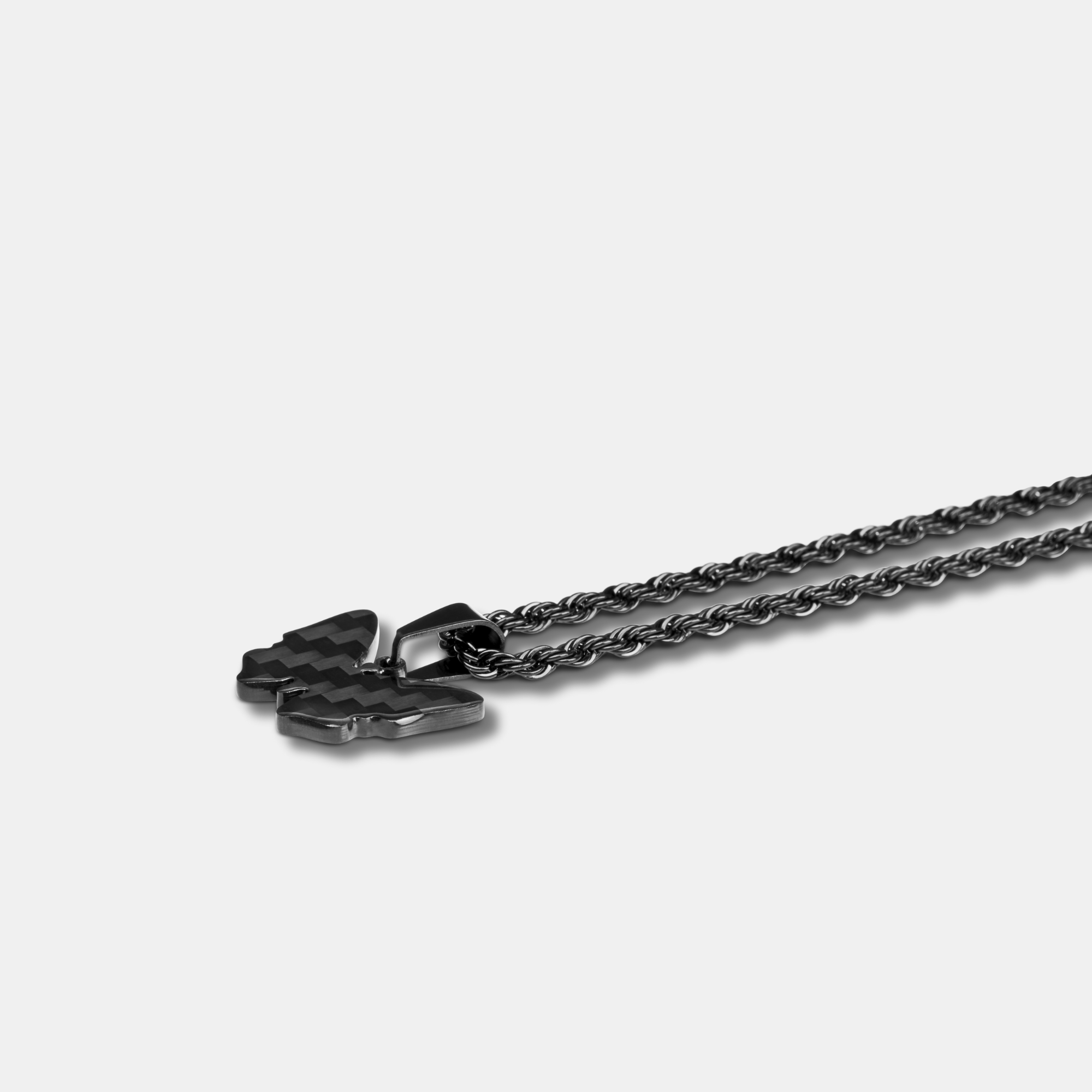 Carbon Fiber Schmetterling Halskette - CRBNCNCPT