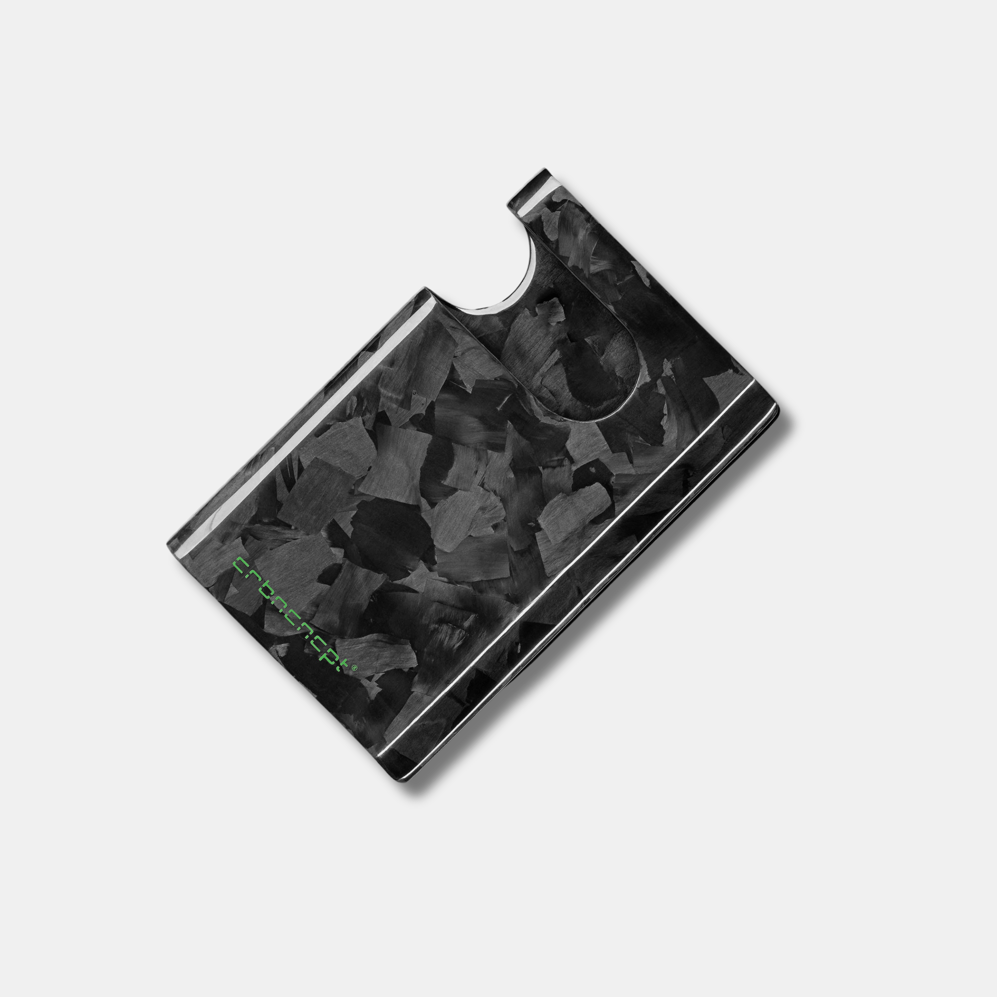 Forged Carbon Card Holder Men – RFID, slim, Black
