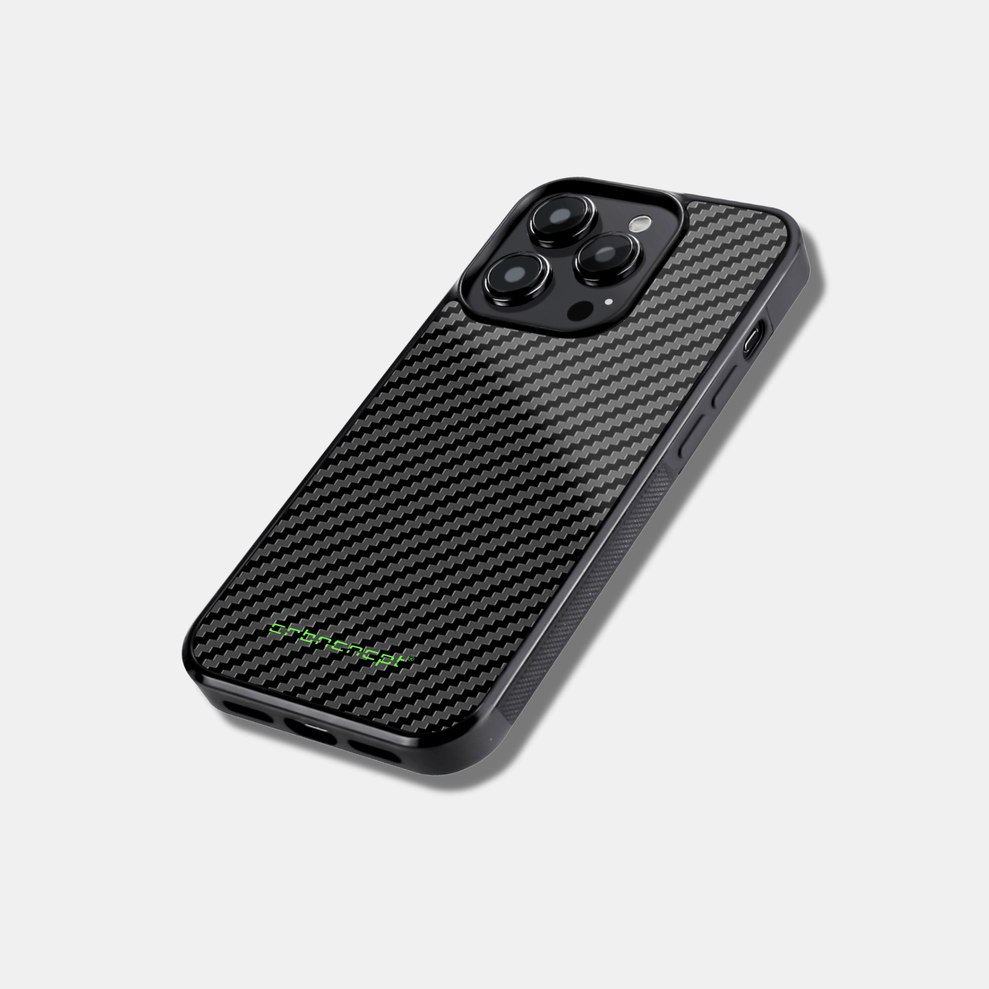 Matt Carbon Fiber Handyhülle iPhone 12 bis 15 Case | MagSafe - CRBNCNCPT