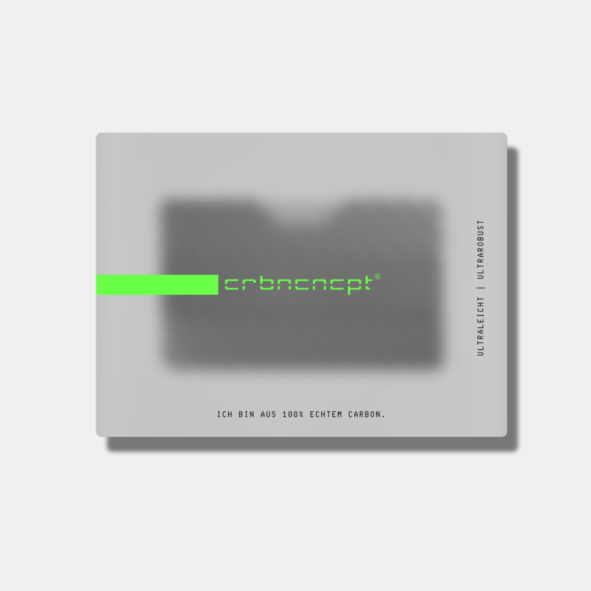 Forged Carbon Kartenetui | Münzfach | Geldband | RFID - CRBNCNCPT