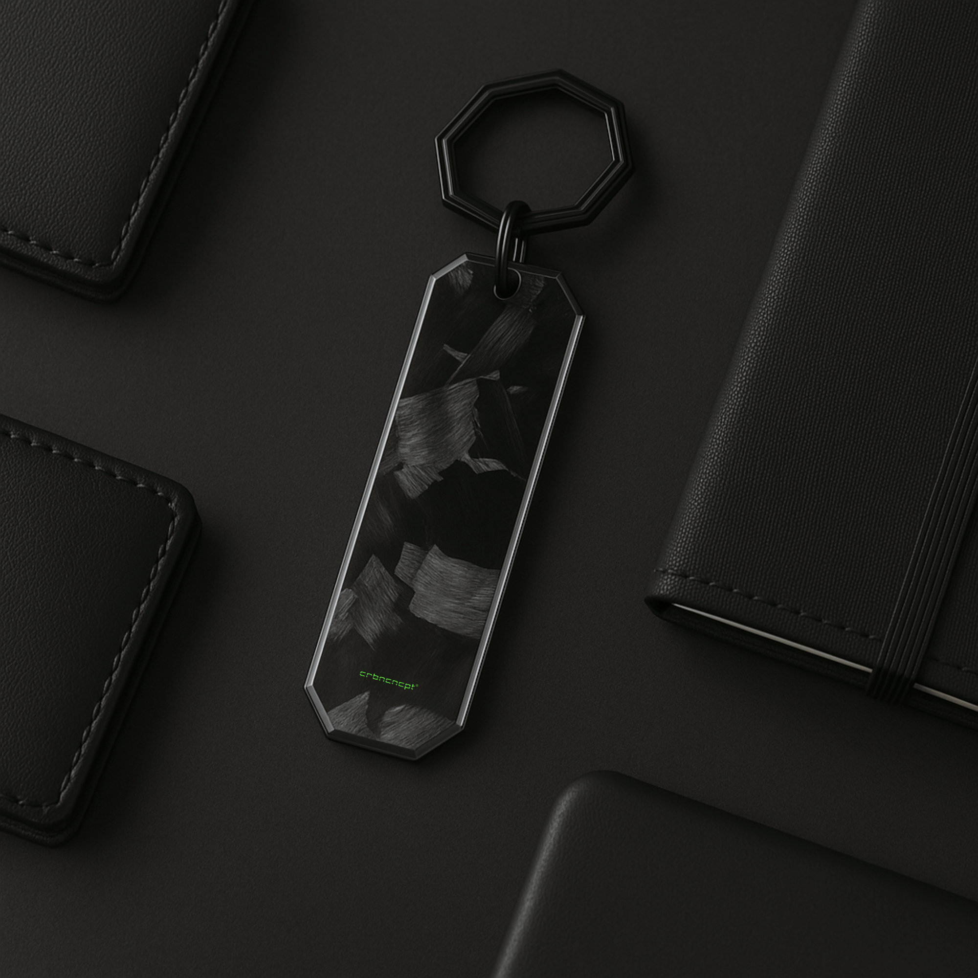 Forged Carbon x Titan Schlüsselanhänger - CRBNCNCPT
