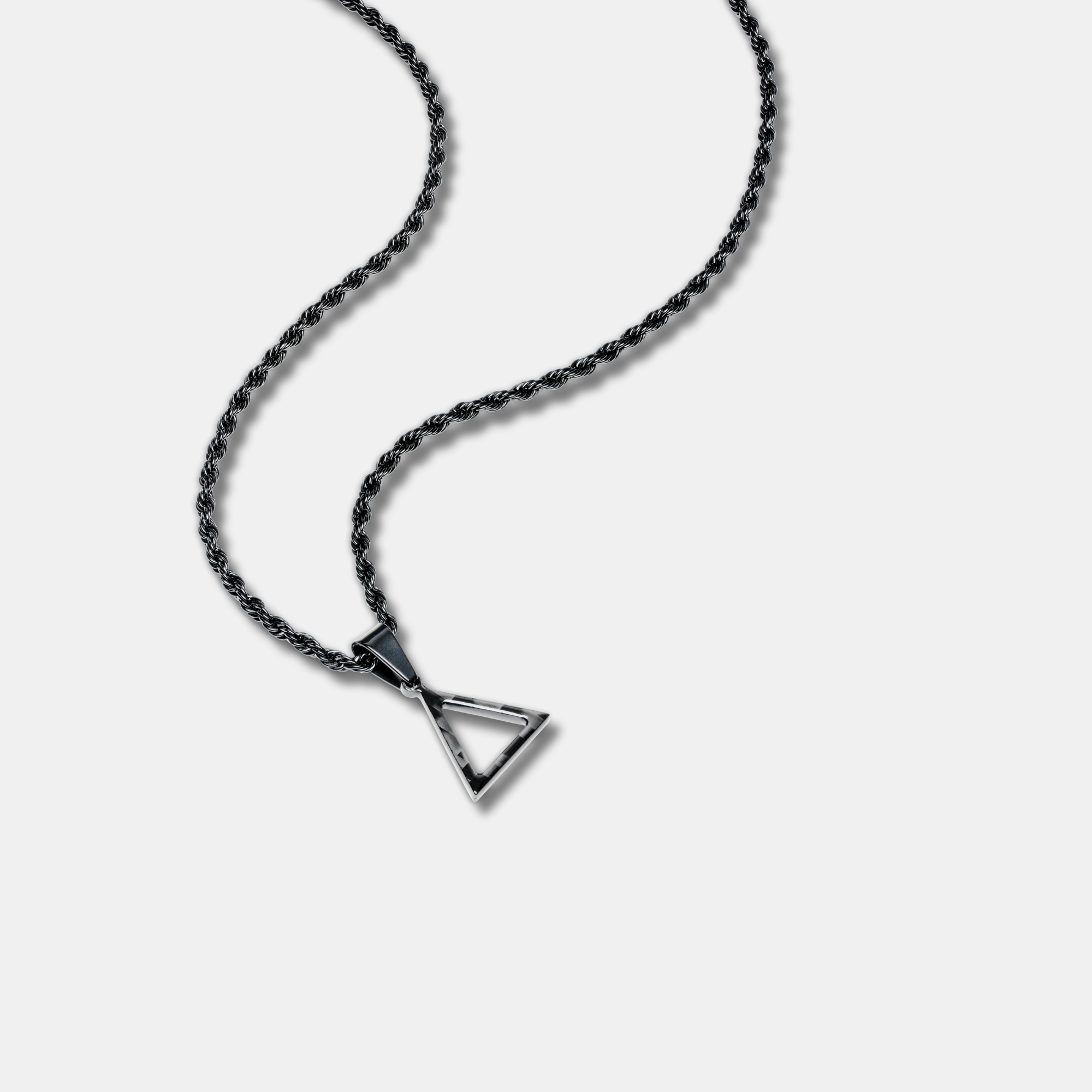 Carbon Fiber Dreieck Halskette - CRBNCNCPT
