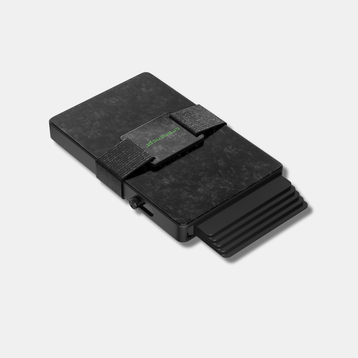 BONNY & SLIDE Kartenetui RFID Schutz – Magnet Card Holder Wallet Slim - Karten Portemonnaie Münzfach - Kreditkartenetui Geldbeutel - Geldbörse Damen Herren - Mini Portmonee Carbon/Rot